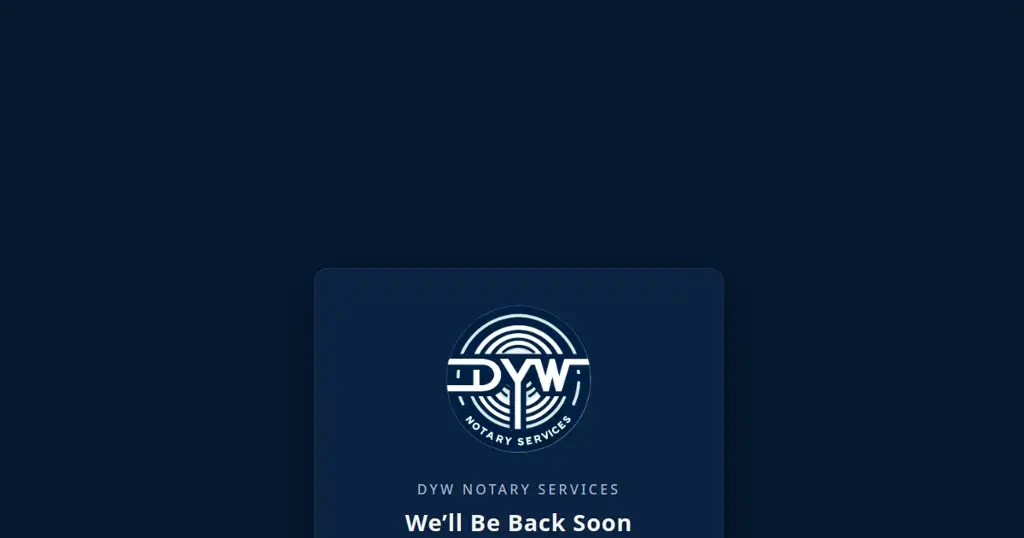 Preview of dywnotary.com